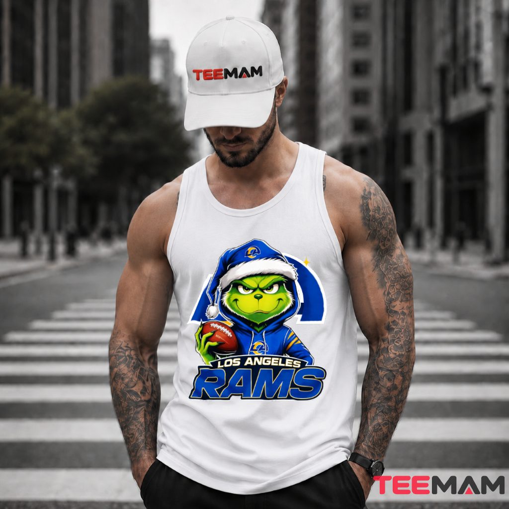 Los Angeles Rams Grinch Christmas Holiday Funny Tank Top Los Angeles Rams Grinch Christmas Holiday Funny Tank Top