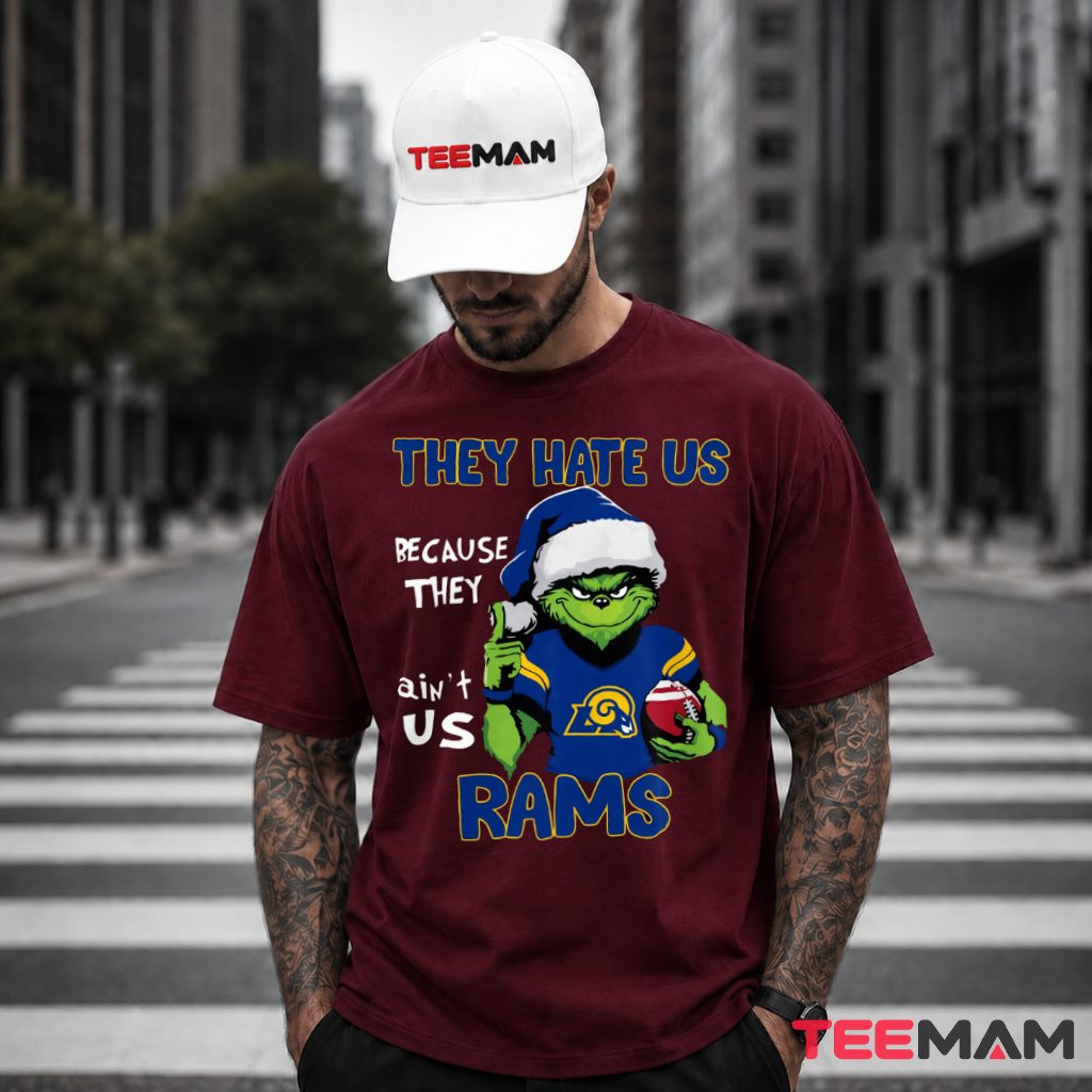 Los Angeles Rams Grinch Football Jersey Fan T-Shirt