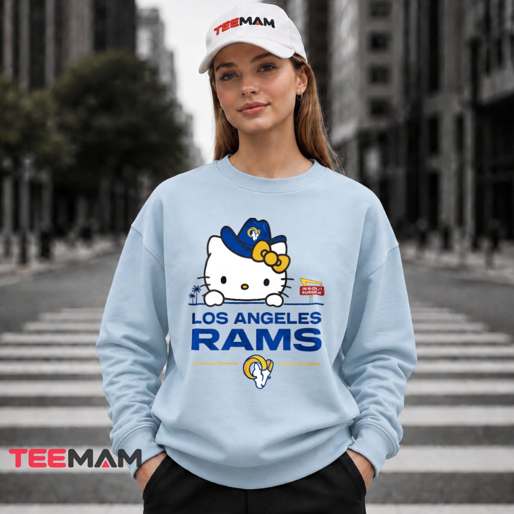 Los Angeles Rams Hello Kitty In N Out Long Sleeve Los Angeles Rams Hello Kitty In N Out Long Sleeve