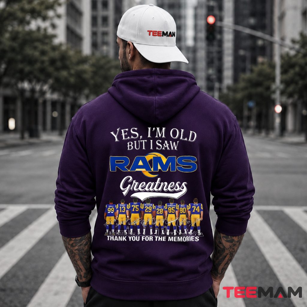 Los Angeles Rams Legends Greatness Team Signatures Hoodie Los Angeles Rams Legends Greatness Team Signatures Hoodie