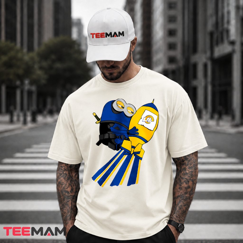 Los Angeles Rams Mickey Mouse Helmet Diving Shirt Los Angeles Rams Mickey Mouse Helmet Diving Shirt