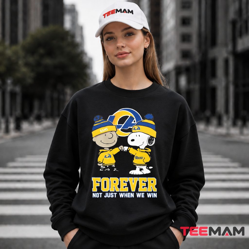 Los Angeles Rams Snoopy Forever Long Sleeve Los Angeles Rams Snoopy Forever Long Sleeve