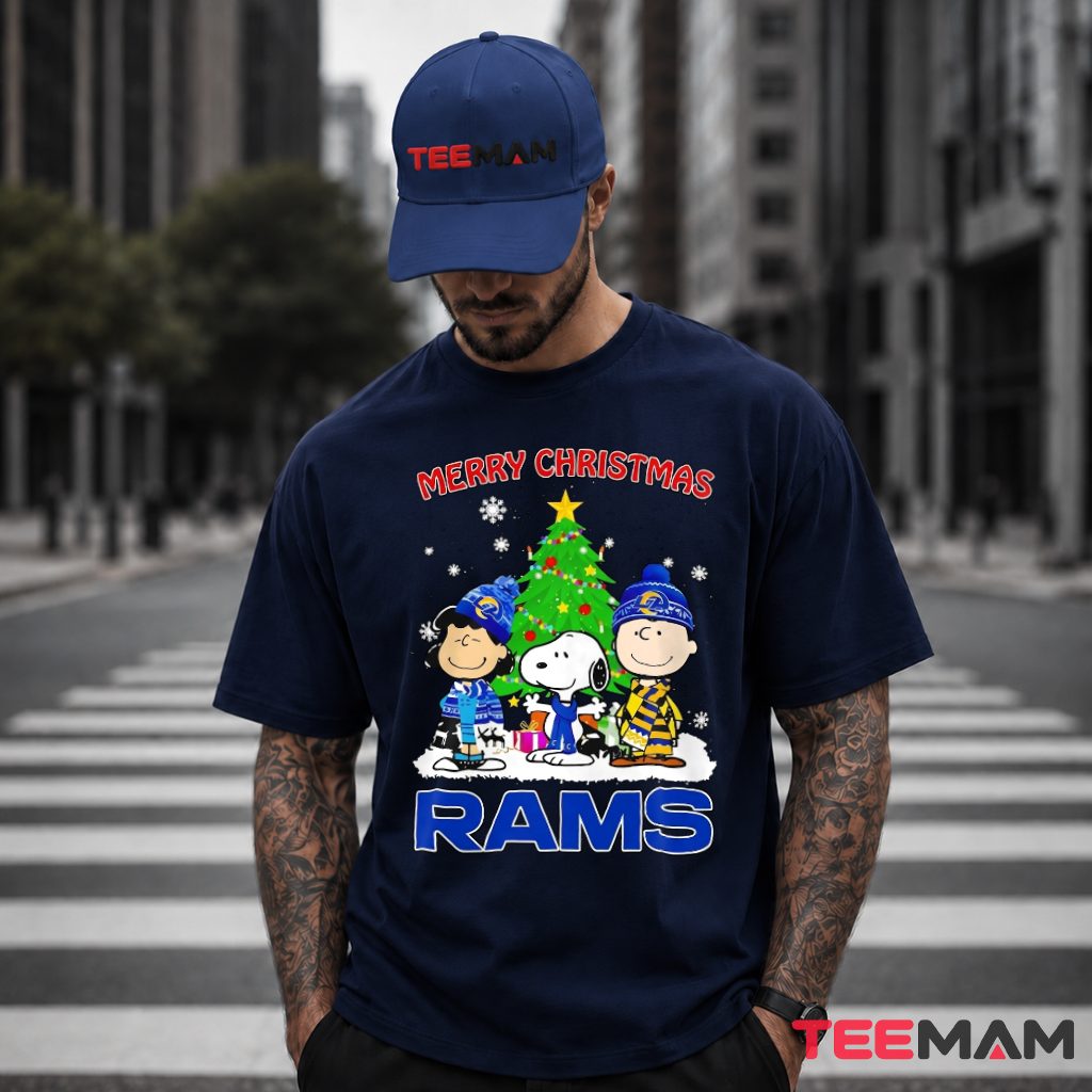 Mickey Mouse Rolling Los Angeles Rams Football Shirt