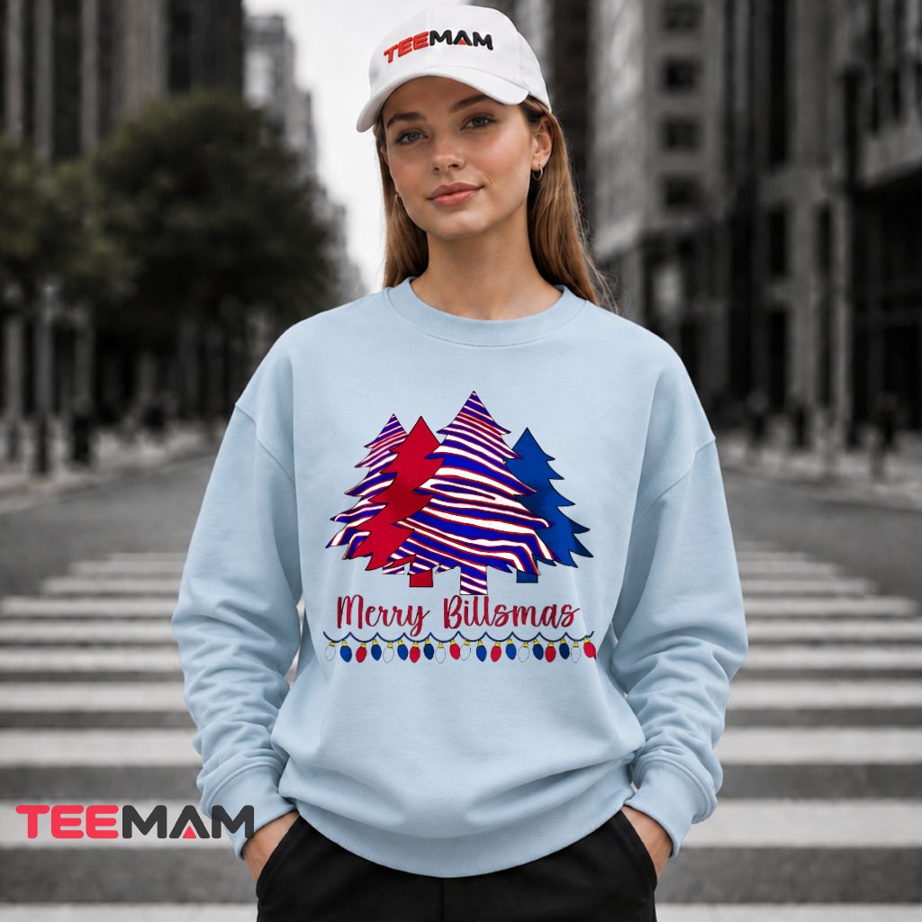 Merry Billsmas Christmas Tree Lights Long Sleeve Merry Billsmas Christmas Tree Lights Long Sleeve