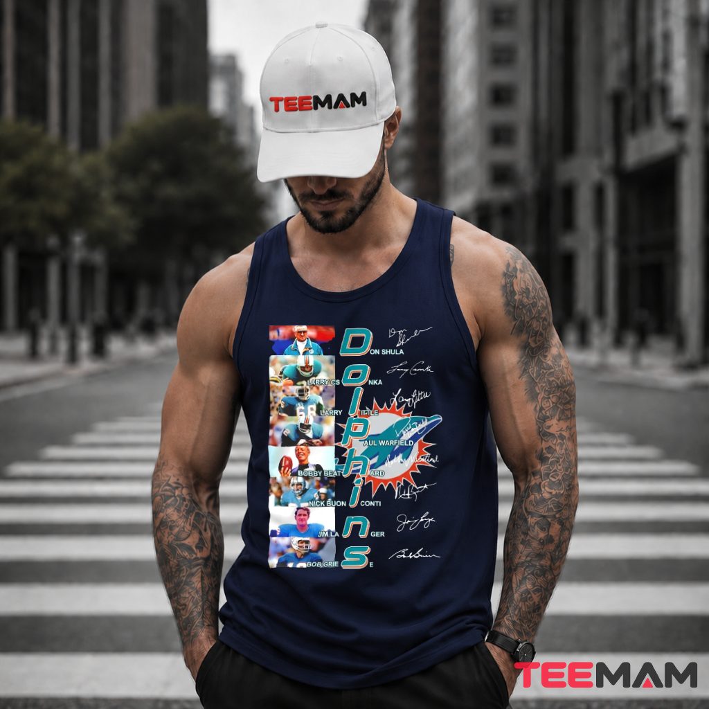 Miami Dolphins Legends Signature Tank Top Miami Dolphins Legends Signature Tank Top