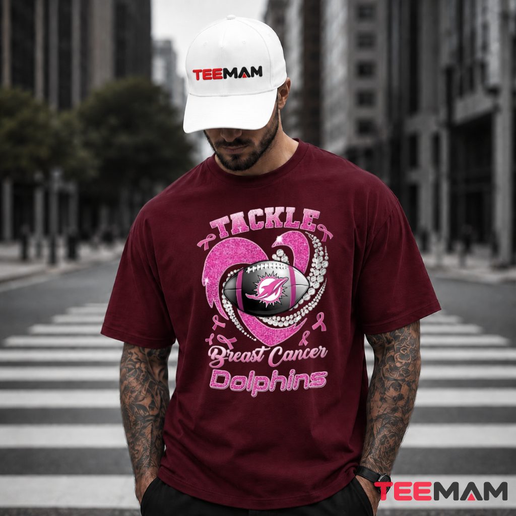 Miami Dolphins Tackle Breast Cancer T-Shirt