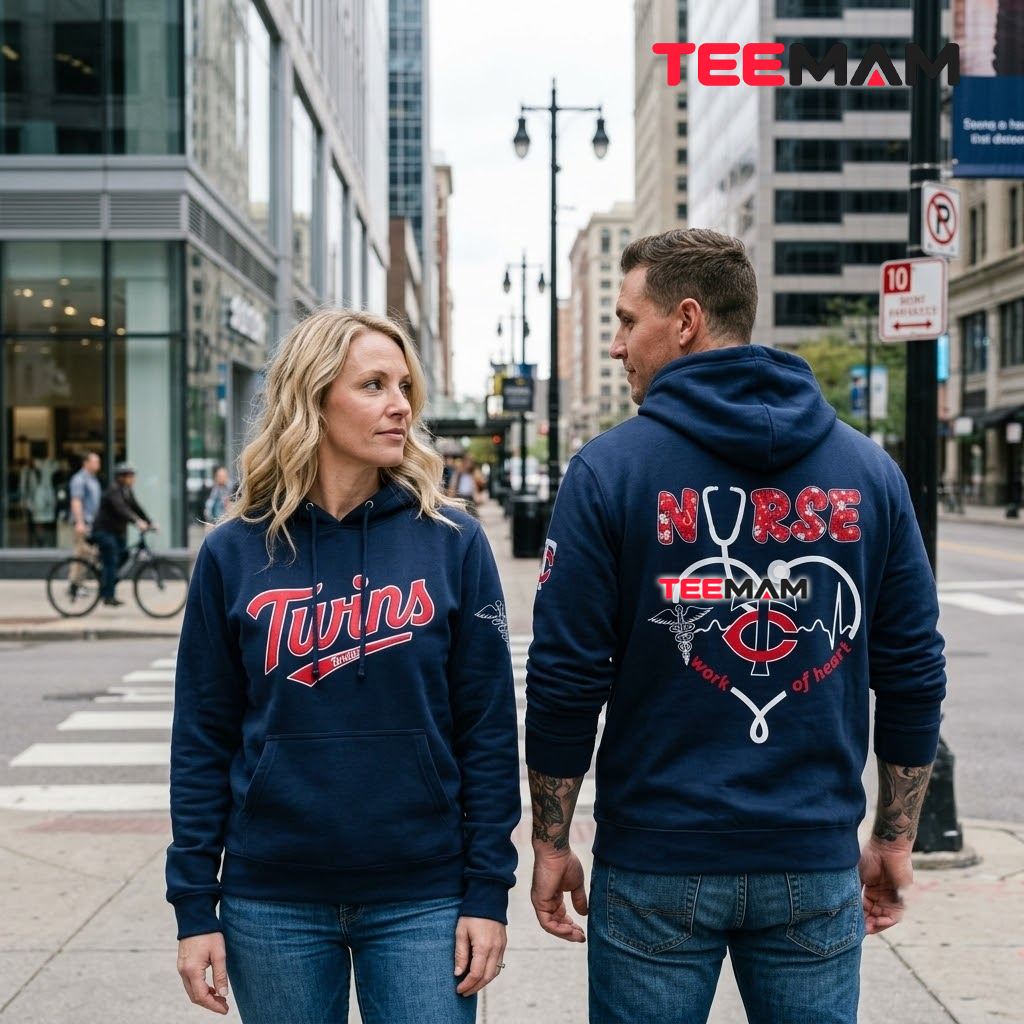 Minnesota Twins All Over Print 3D Hoodie Nurse Heartbeat It's A Work Of Heart Back Minnesota Twins All Over Print 3D Hoodie Nurse Heartbeat It's A Work Of Heart Back