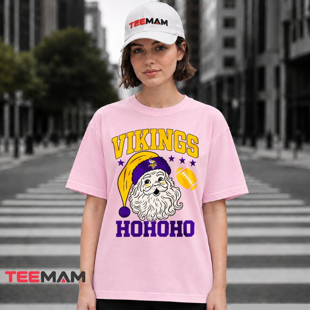 Minnesota Vikings Santa Ho Ho Ho T-Shirt