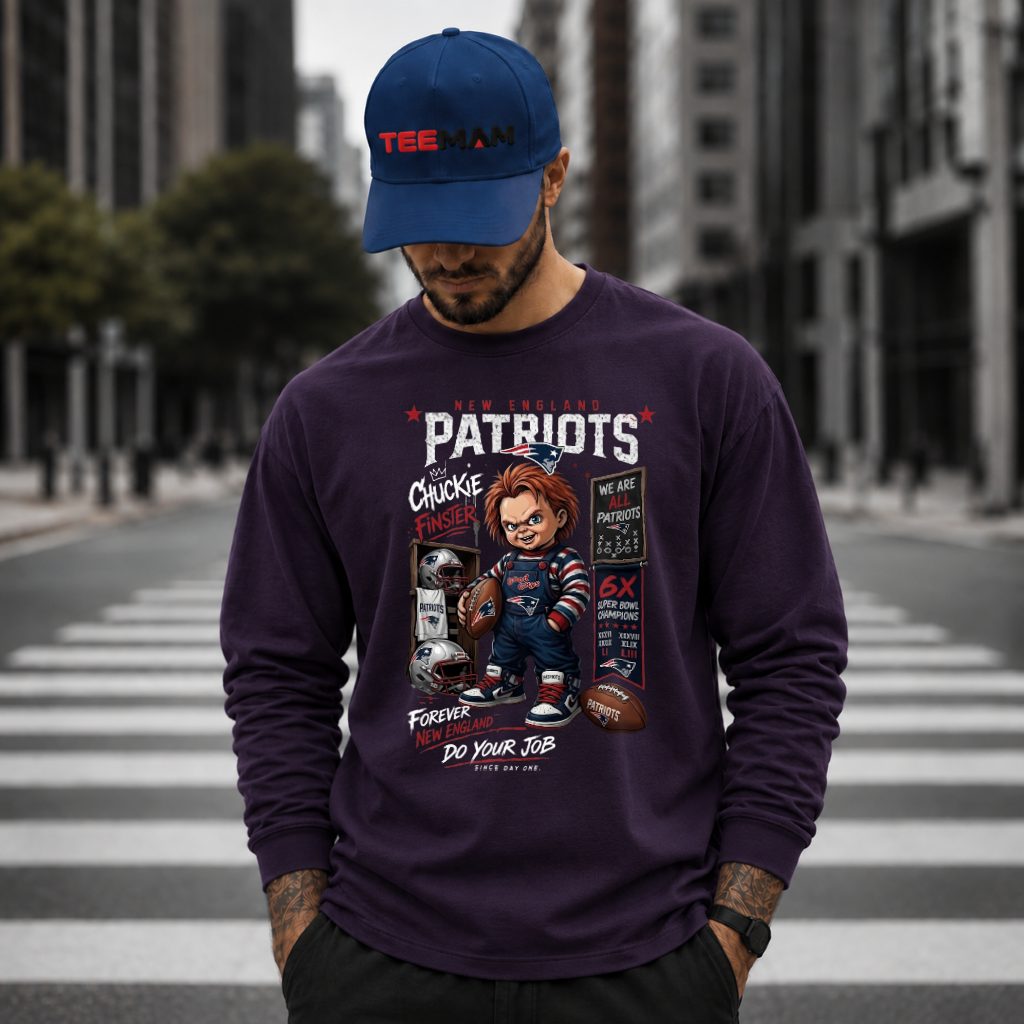 New England Patriots Chucky Do Job Long Sleeve New England Patriots Chucky Do Job Long Sleeve