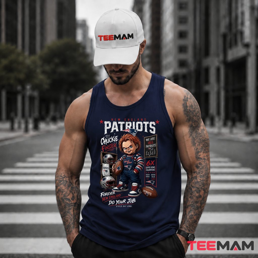 New England Patriots Chucky Do Job Tank Top New England Patriots Chucky Do Job Tank Top