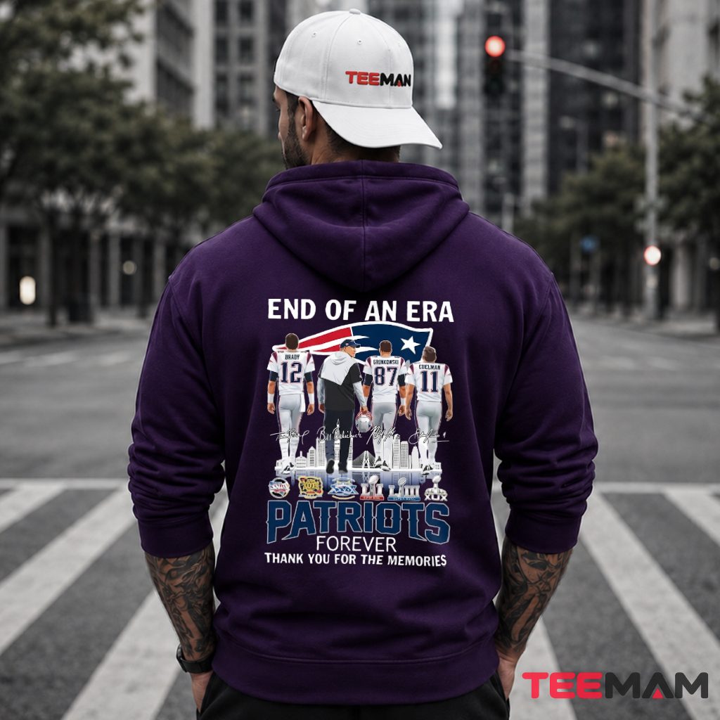 New England Patriots End Era Memories Hoodie New England Patriots End Era Memories Hoodie
