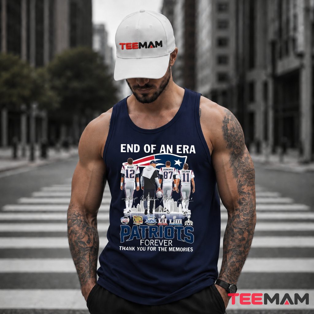 New England Patriots End Era Memories Tank Top New England Patriots End Era Memories Tank Top