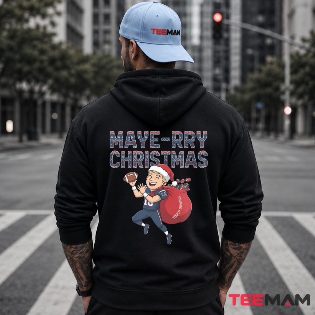 New England Patriots Maye Rry Christmas Hoodie New England Patriots Maye Rry Christmas Hoodie