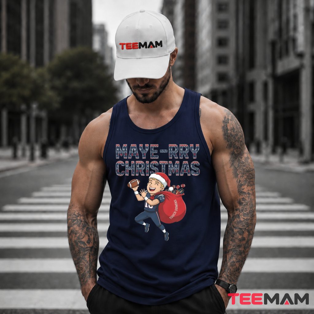 New England Patriots Maye Rry Christmas Tank Top New England Patriots Maye Rry Christmas Tank Top