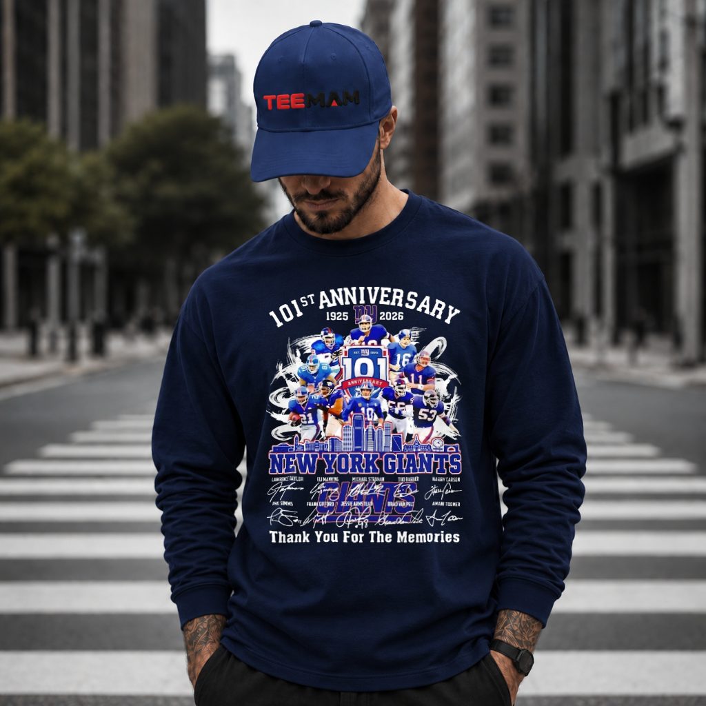 New York Giants 101st Anniversary Players Long Sleeve New York Giants 101st Anniversary Players Long Sleeve