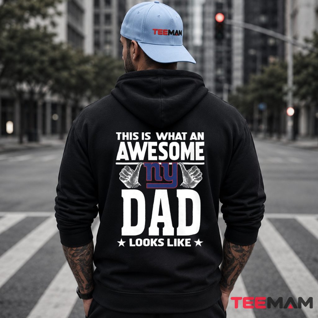 New York Giants Dad Thumbs Up Fan Hoodie New York Giants Dad Thumbs Up Fan Hoodie