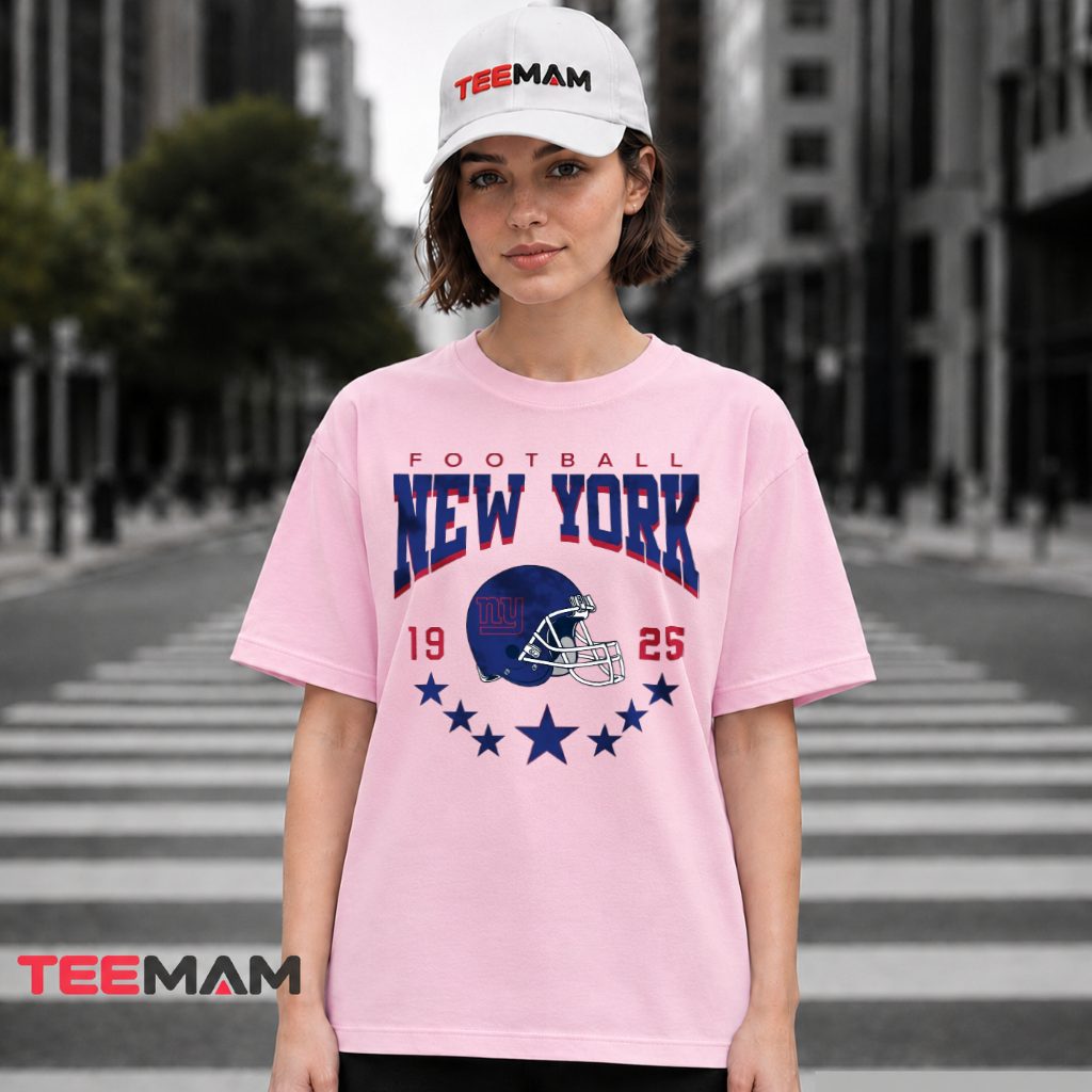 New York Giants Football Helmet Est 1925 T-Shirt