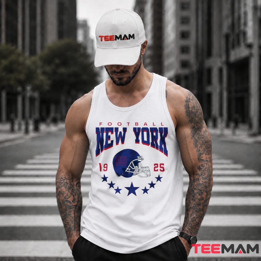New York Giants Football Helmet Est 1925 Tank Top New York Giants Football Helmet Est 1925 Tank Top