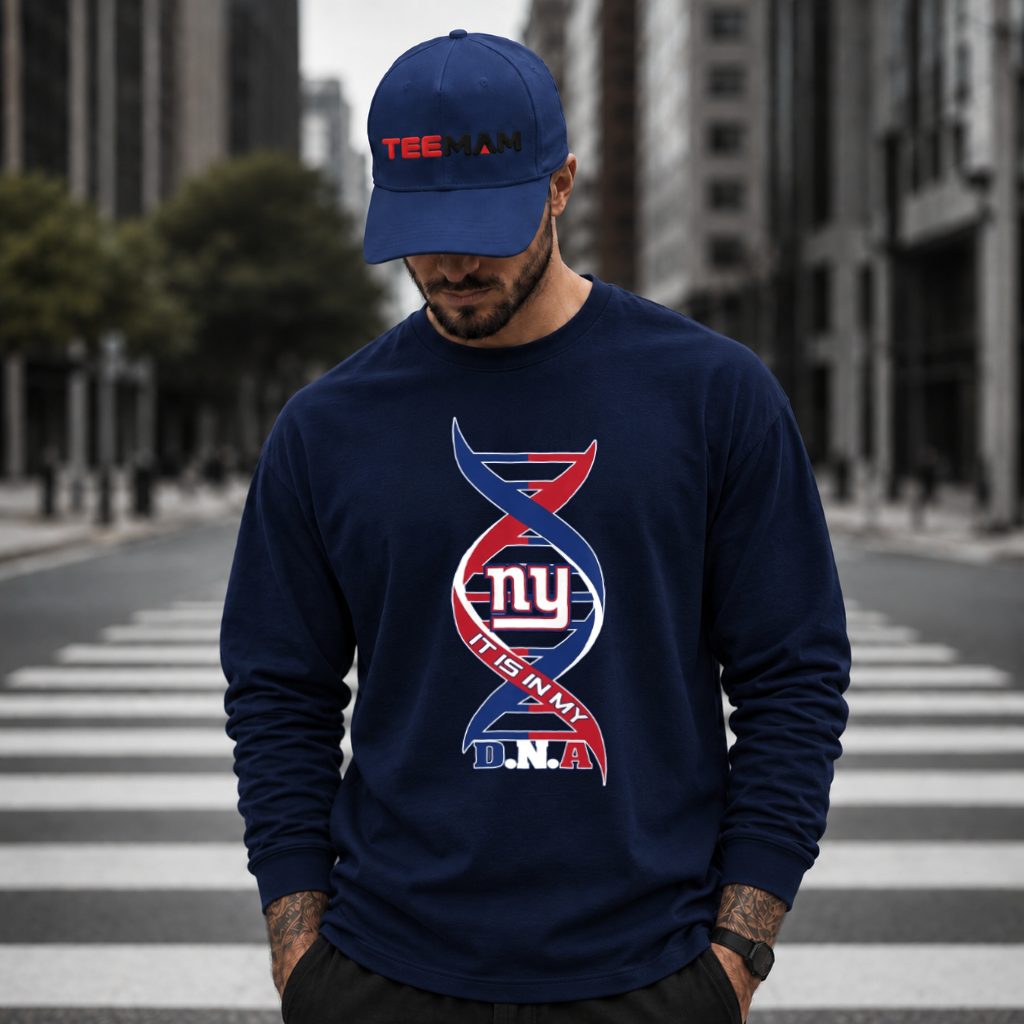 New York Giants Logo Dna Strand Long Sleeve New York Giants Logo Dna Strand Long Sleeve
