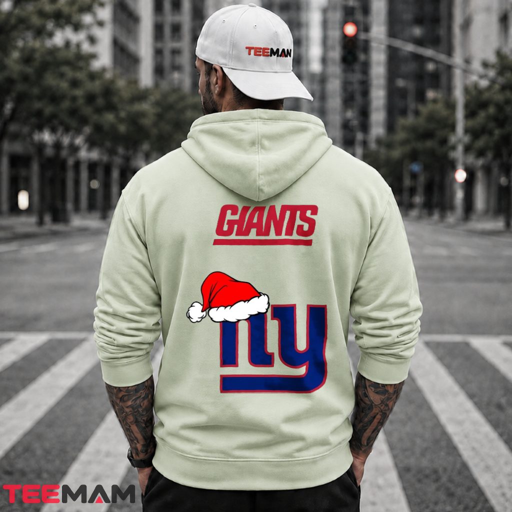 New York Giants Logo Santa Hat Hoodie New York Giants Logo Santa Hat Hoodie