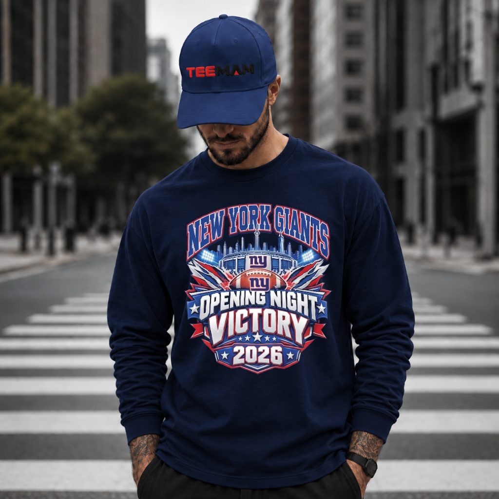 New York Giants Opening Night Victory 2026 Long Sleeve New York Giants Opening Night Victory 2026 Long Sleeve