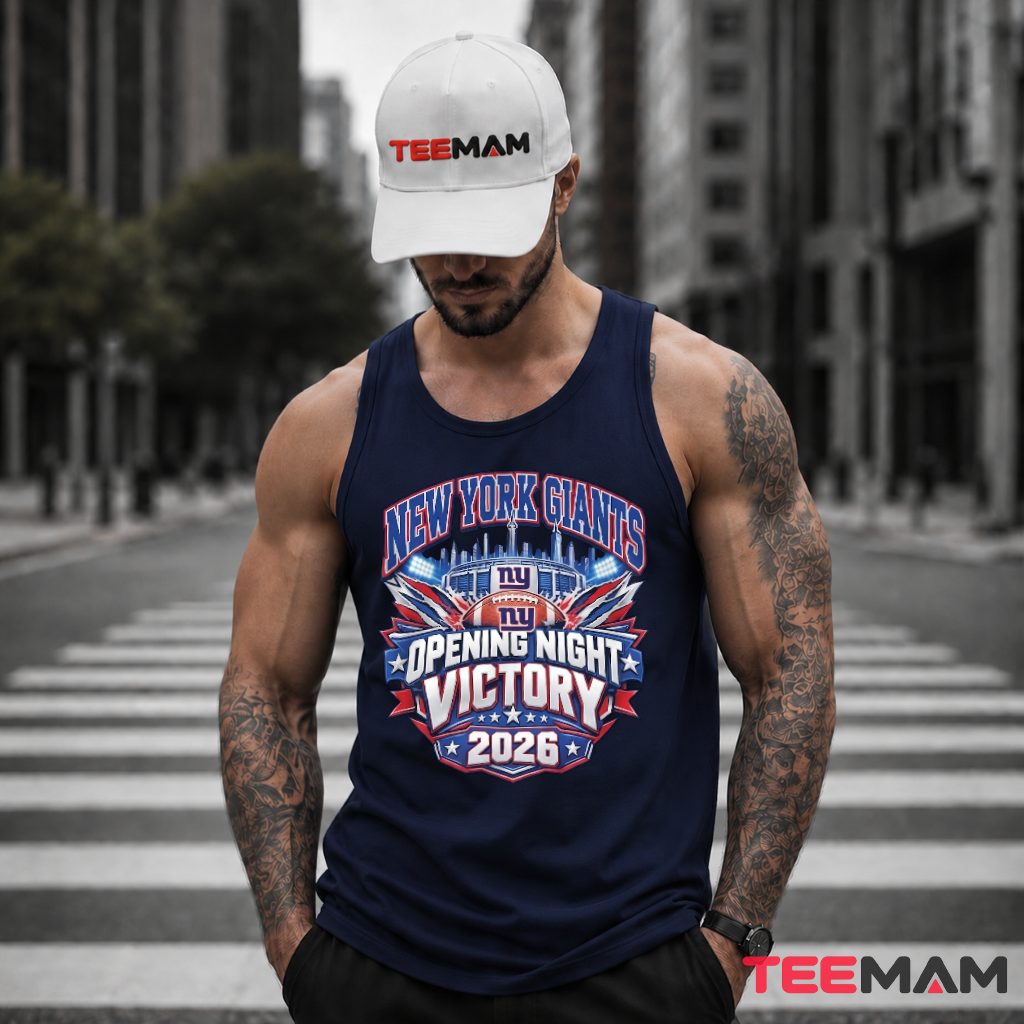 New York Giants Opening Night Victory 2026 Tank Top New York Giants Opening Night Victory 2026 Tank Top