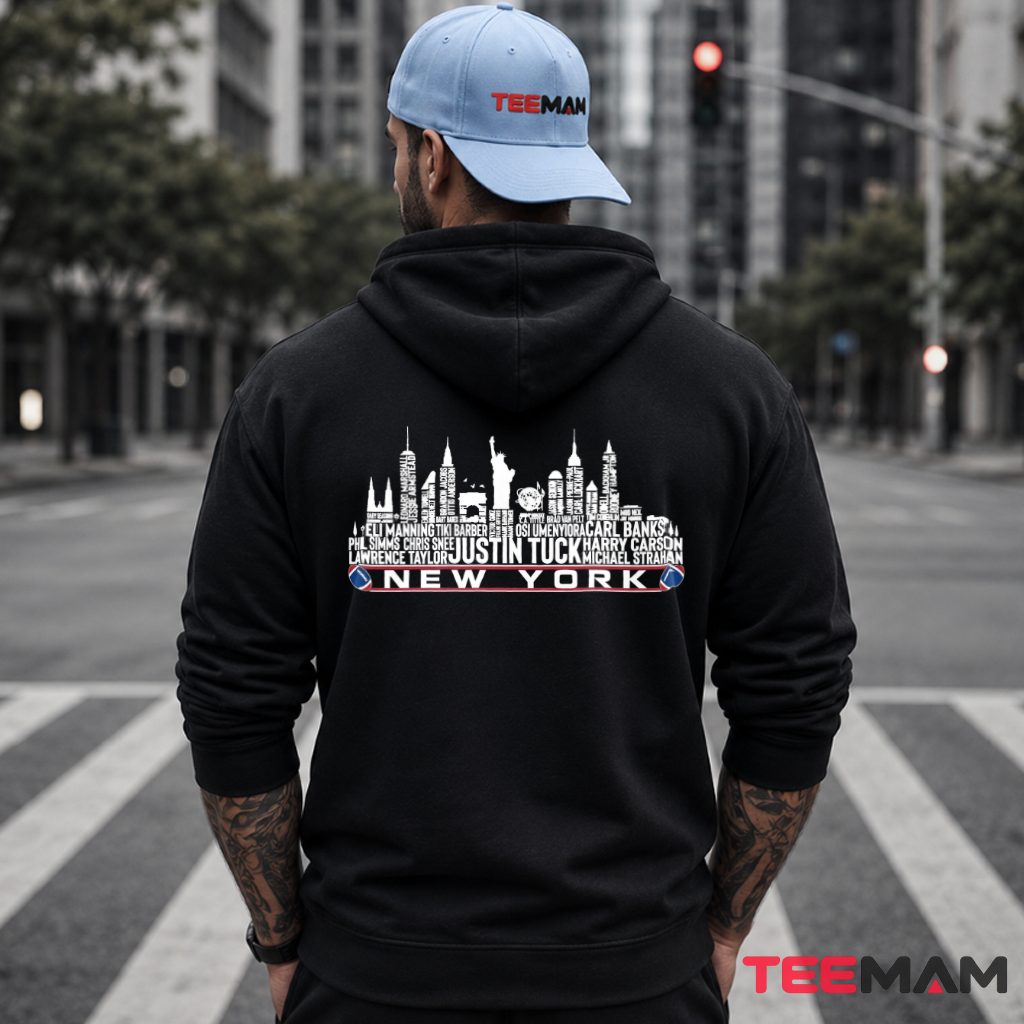 New York Giants Skyline Legends Players Hoodie New York Giants Skyline Legends Players Hoodie