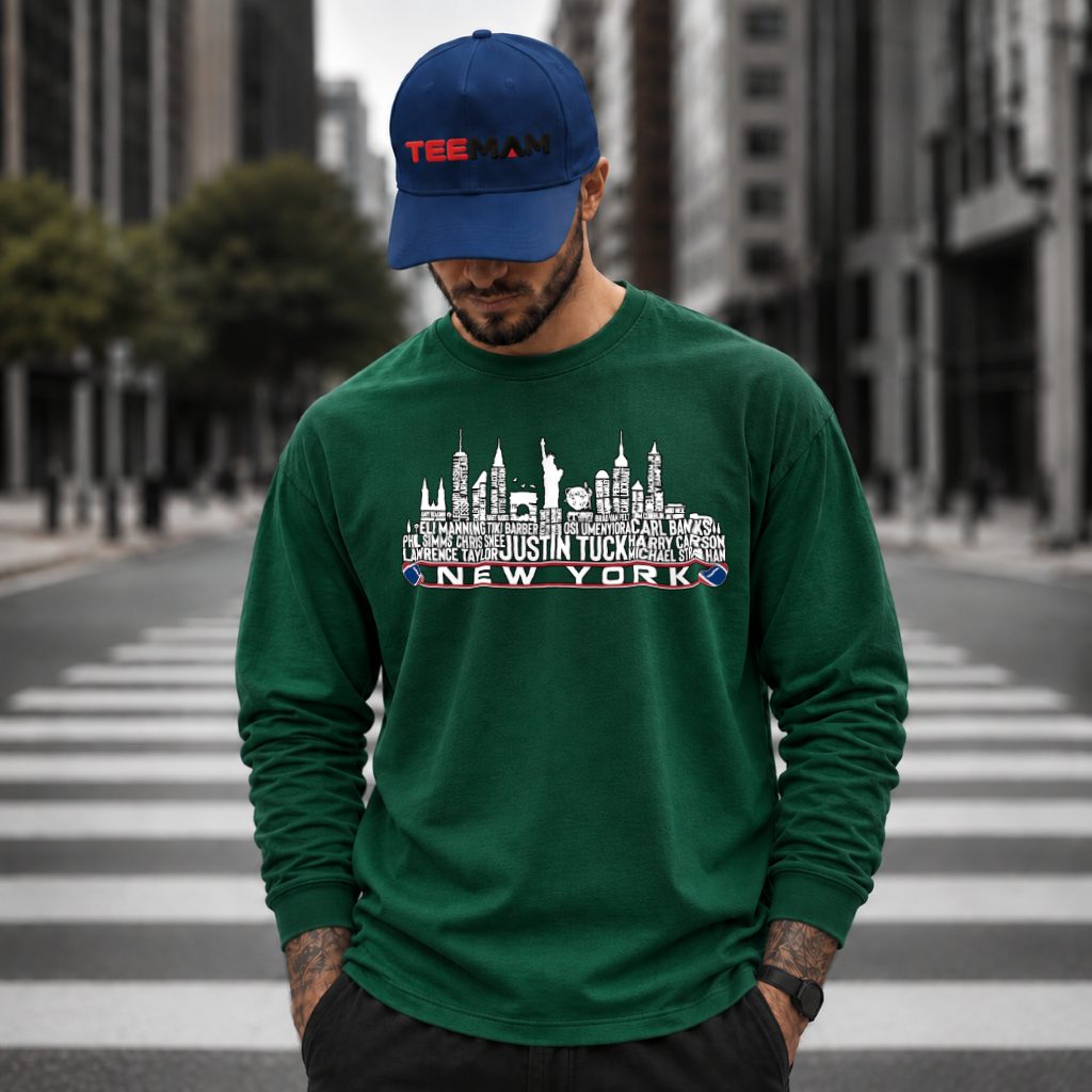 New York Giants Skyline Legends Players Long Sleeve New York Giants Skyline Legends Players Long Sleeve