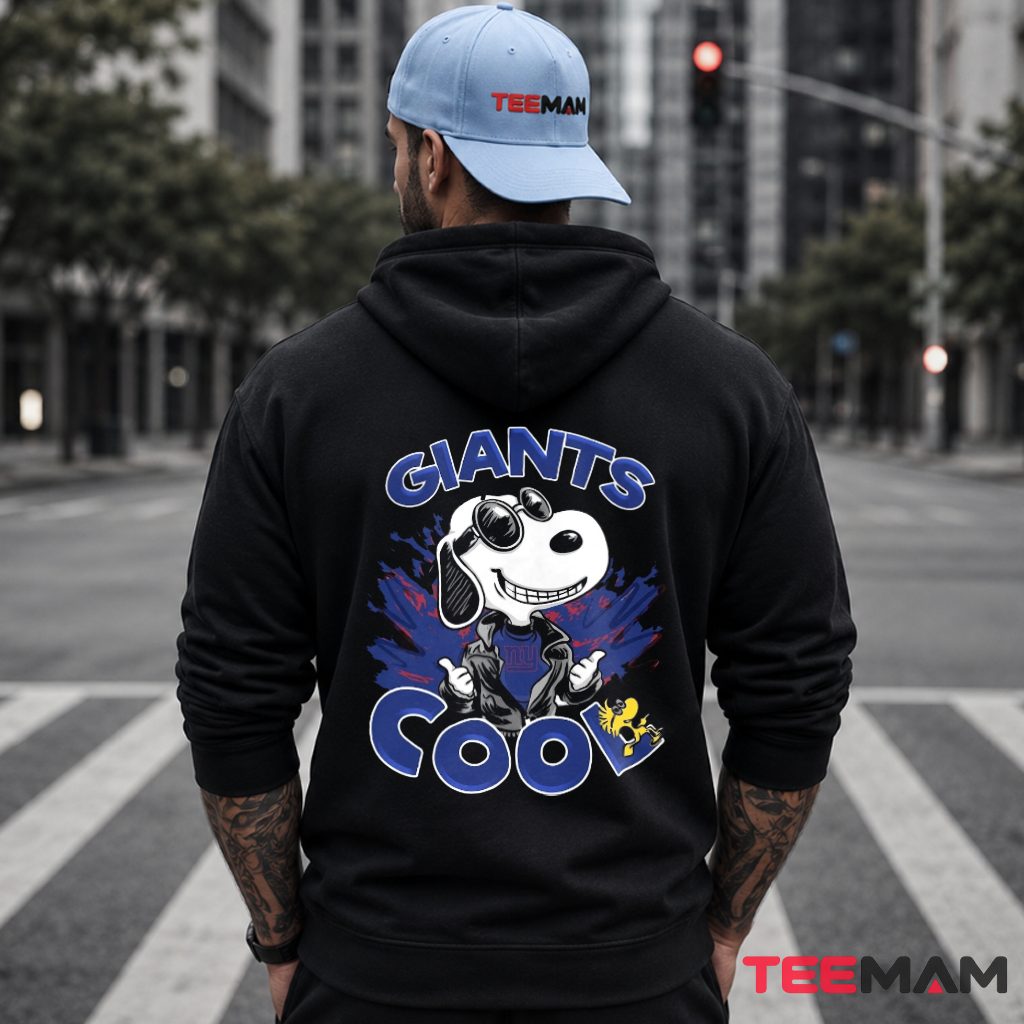 New York Giants Snoopy Cool Jacket Hoodie New York Giants Snoopy Cool Jacket Hoodie