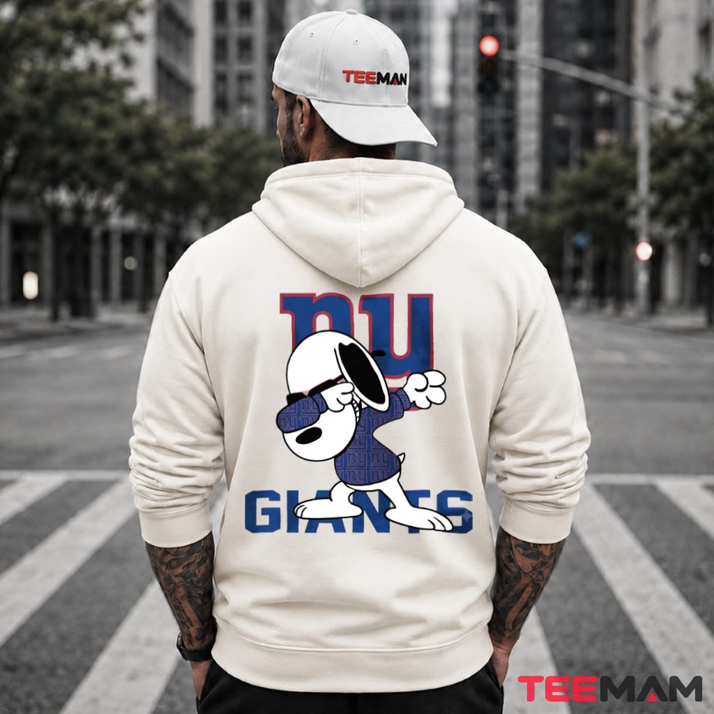 New York Giants Snoopy Dabbing Sunglasses Hoodie New York Giants Snoopy Dabbing Sunglasses Hoodie