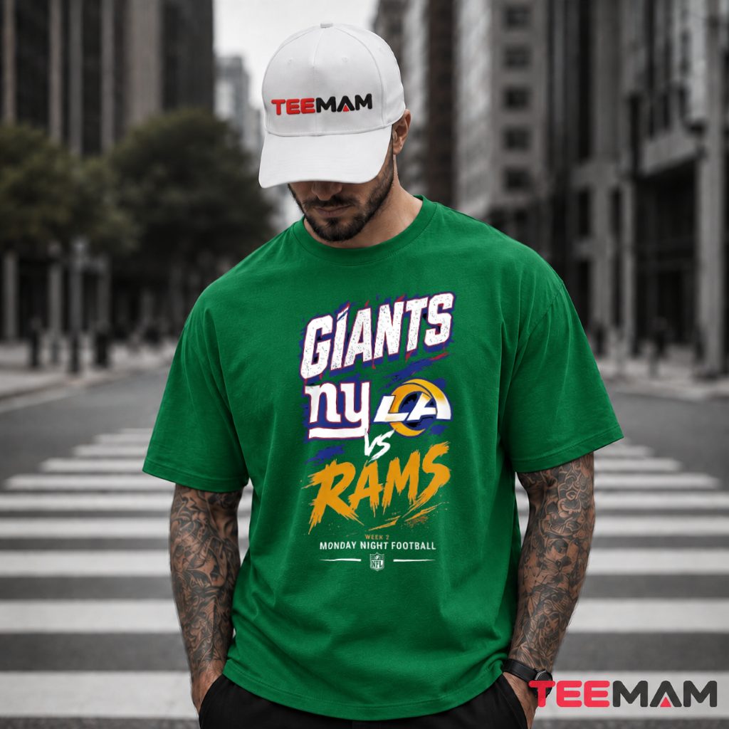 New York Giants Vs Los Angeles Rams Monday T-Shirt