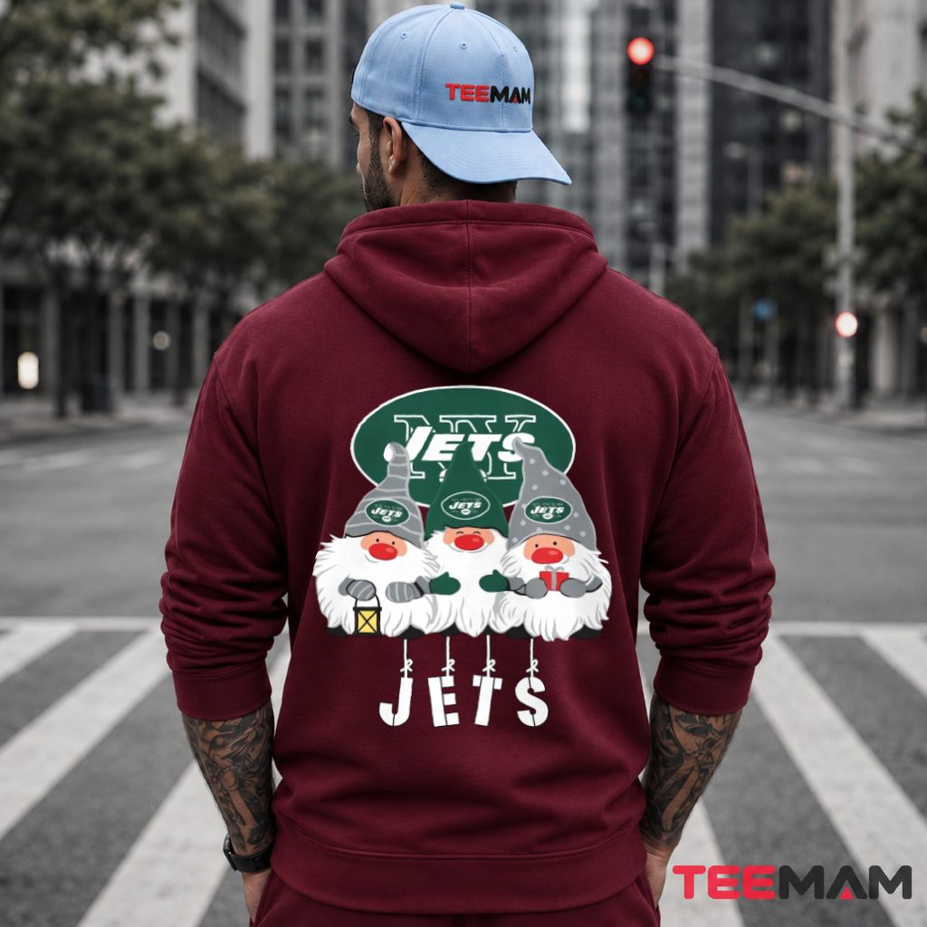New York Jets Gnomes Christmas Holiday Football Hoodie New York Jets Gnomes Christmas Holiday Football Hoodie