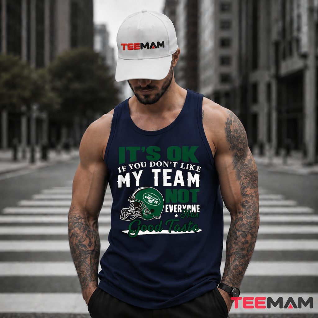 New York Jets Good Taste Helmet Team Tank Top New York Jets Good Taste Helmet Team Tank Top
