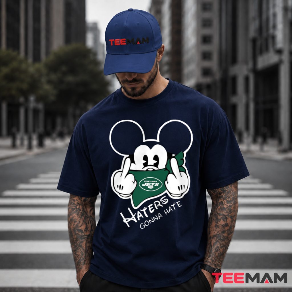 New York Jets Mickey Haters Gonna Bandana T-Shirt