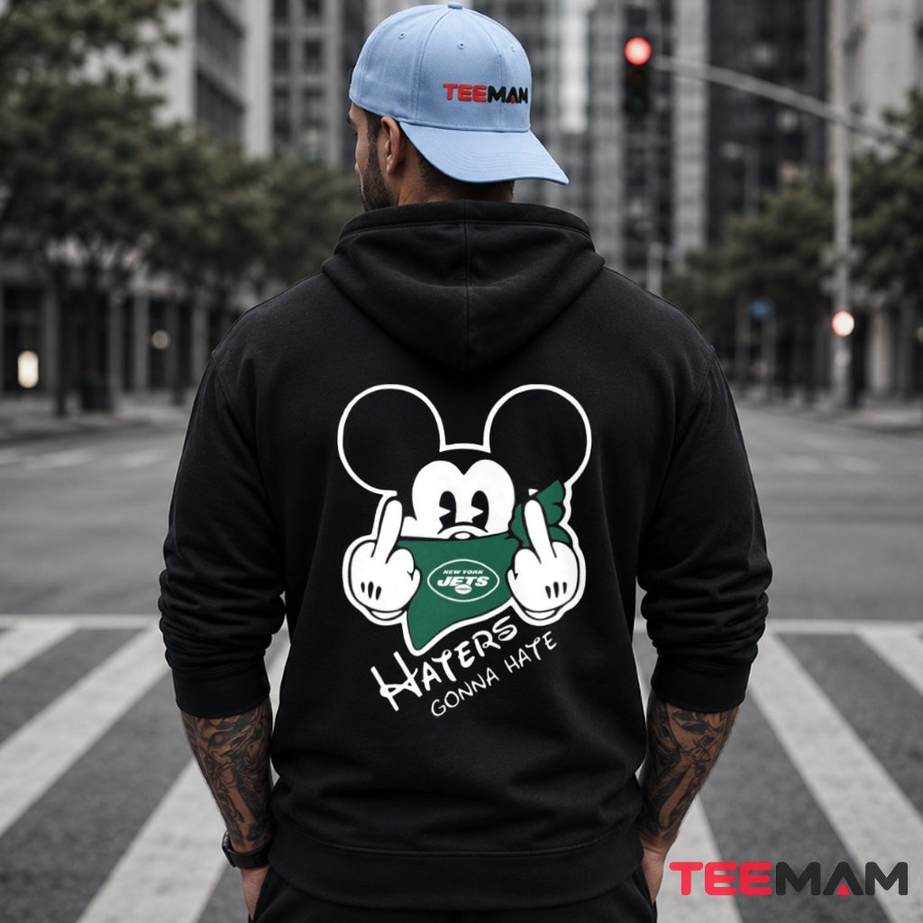 New York Jets Mickey Haters Gonna Bandana Hoodie New York Jets Mickey Haters Gonna Bandana Hoodie