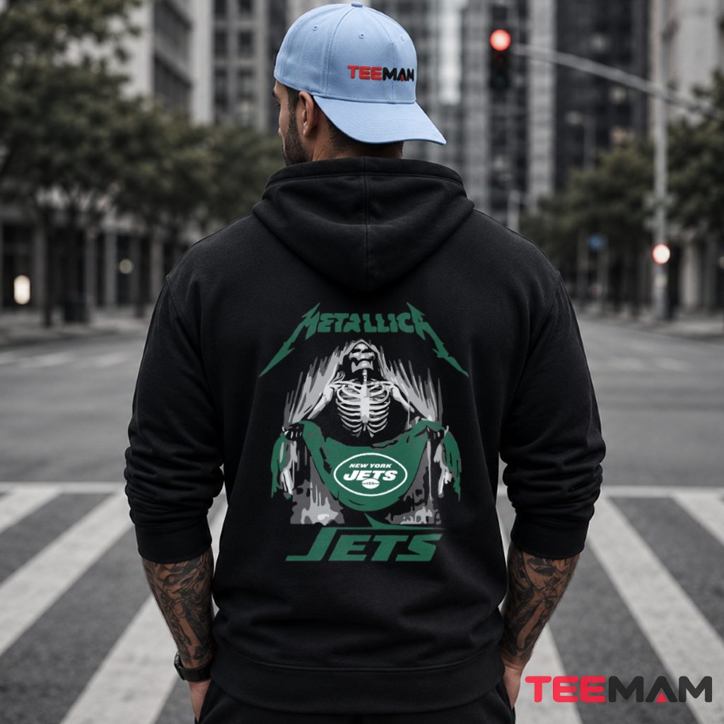 New York Jets Reaper Skeleton Curtain Hoodie New York Jets Reaper Skeleton Curtain Hoodie