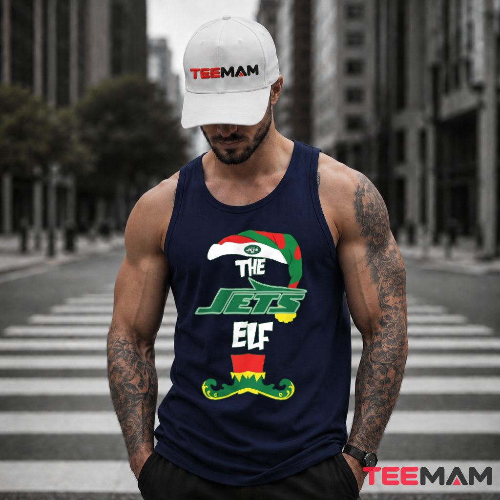 New York Jets The Elf Christmas Costume Tank Top New York Jets The Elf Christmas Costume Tank Top
