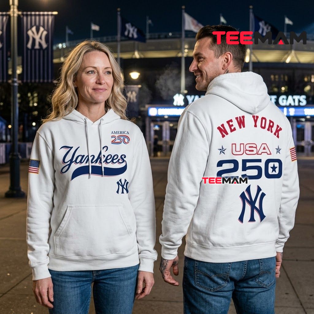 New York Yankees 3D Hoodie America Back New York Yankees 3D Hoodie America Back
