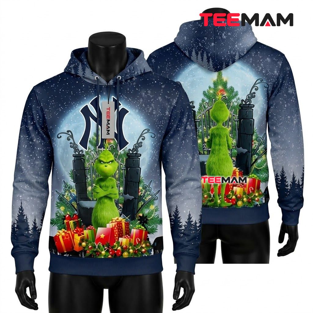 New York Yankees 3D Hoodie Heart Logo