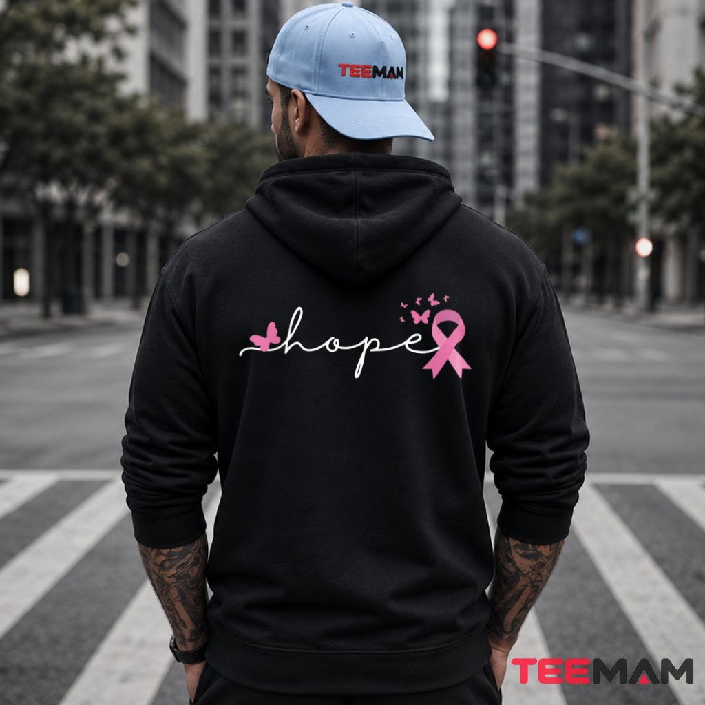 No duplicate found.Hope Butterfly Pink Ribbon Breast Cancer Hoodie No duplicate found.Hope Butterfly Pink Ribbon Breast Cancer Hoodie