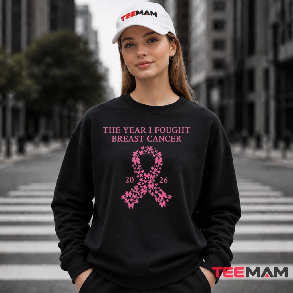 No duplicate found.The Year I Fought Breast Cancer 2026 Butterfly Ribbon Long Sleeve No duplicate found.The Year I Fought Breast Cancer 2026 Butterfly Ribbon Long Sleeve