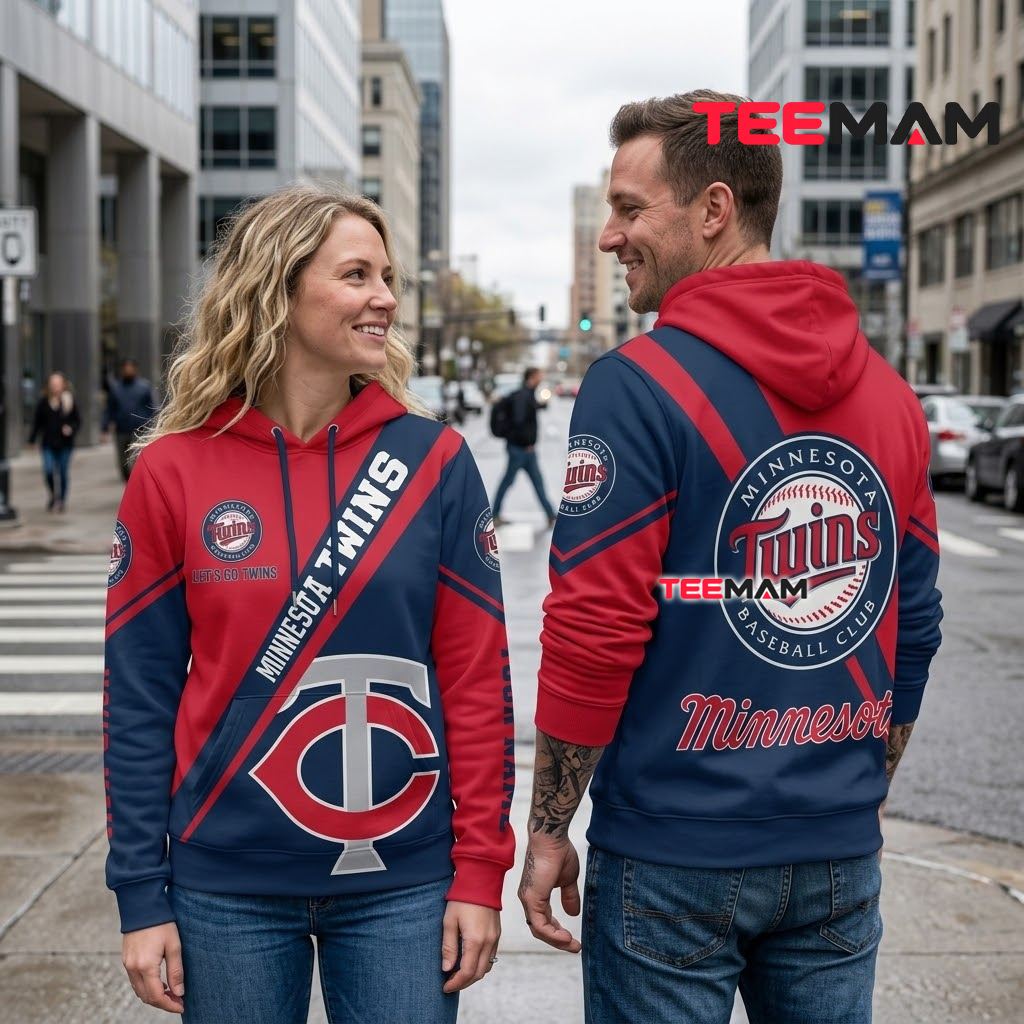 Personalized Minnesota Twins All Over Print 3D Hoodie Let's Go Twins Back Personalized Minnesota Twins All Over Print 3D Hoodie Let's Go Twins Back