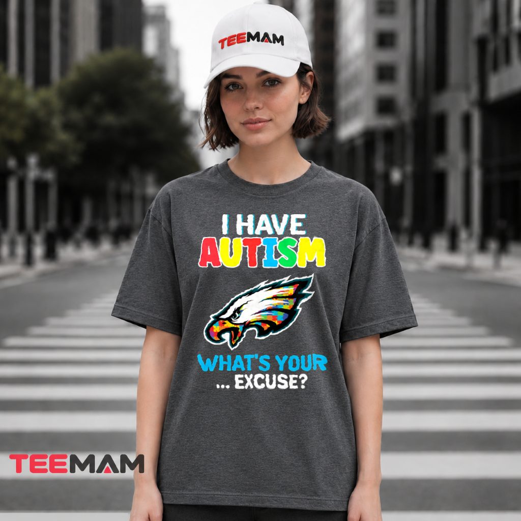 Philadelphia Eagles Autism Awareness Puzzle T-Shirt