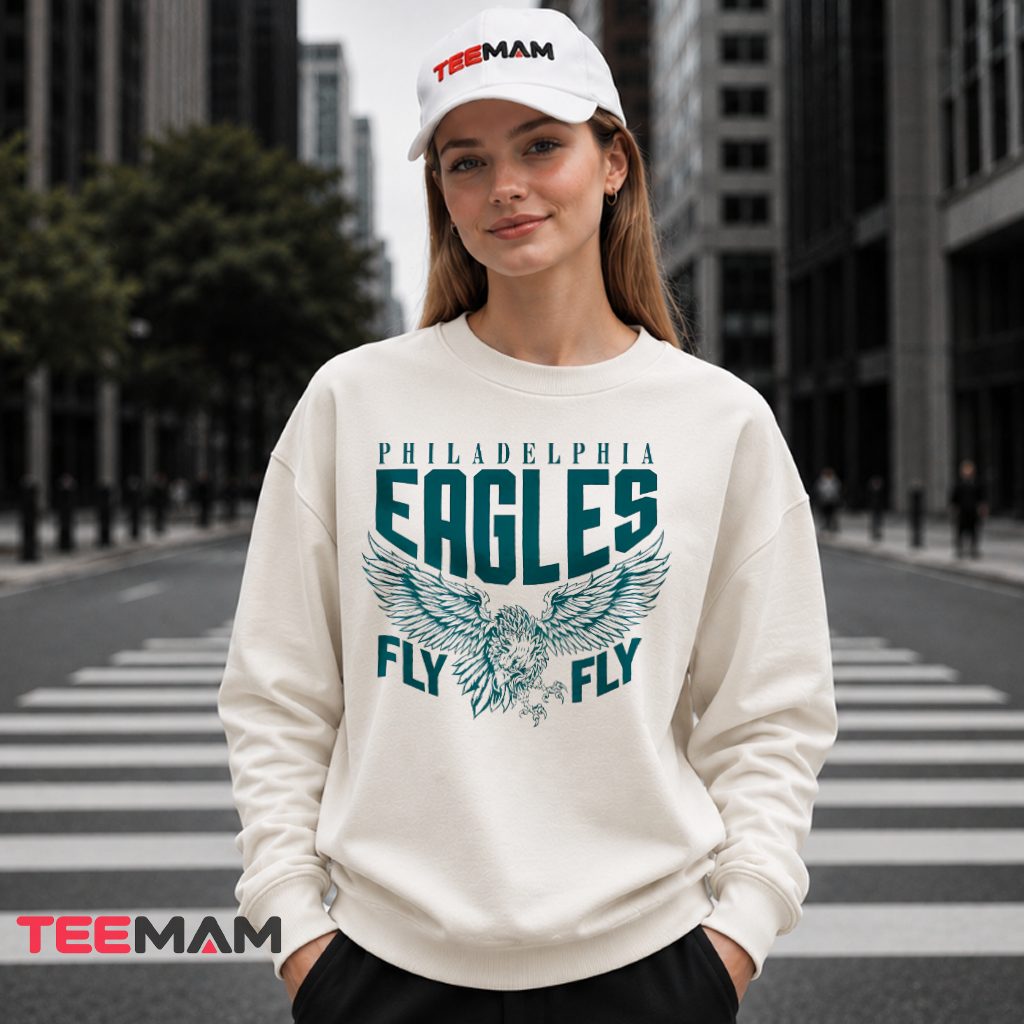 Philadelphia Eagles Fly Eagle Wings Long Sleeve Philadelphia Eagles Fly Eagle Wings Long Sleeve
