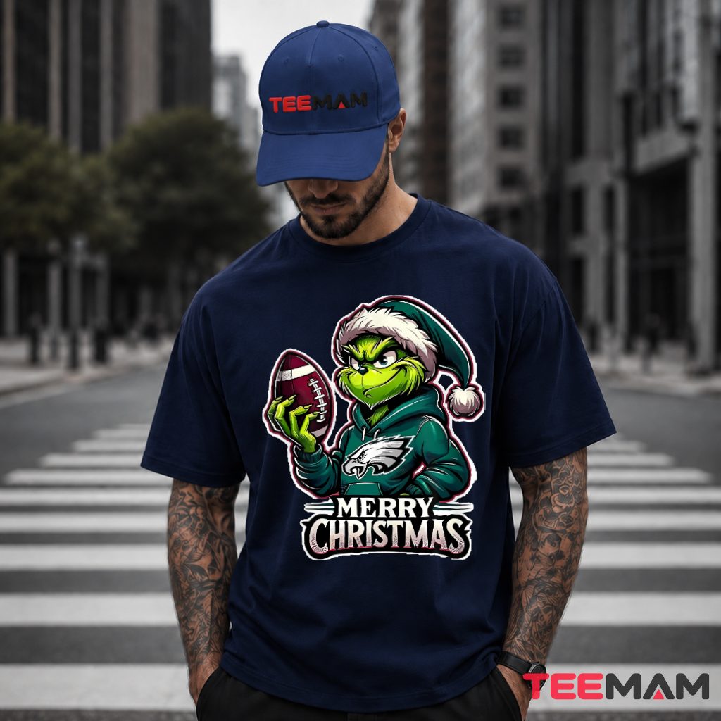 Philadelphia Eagles Grinch Holiday Mascot Shirt