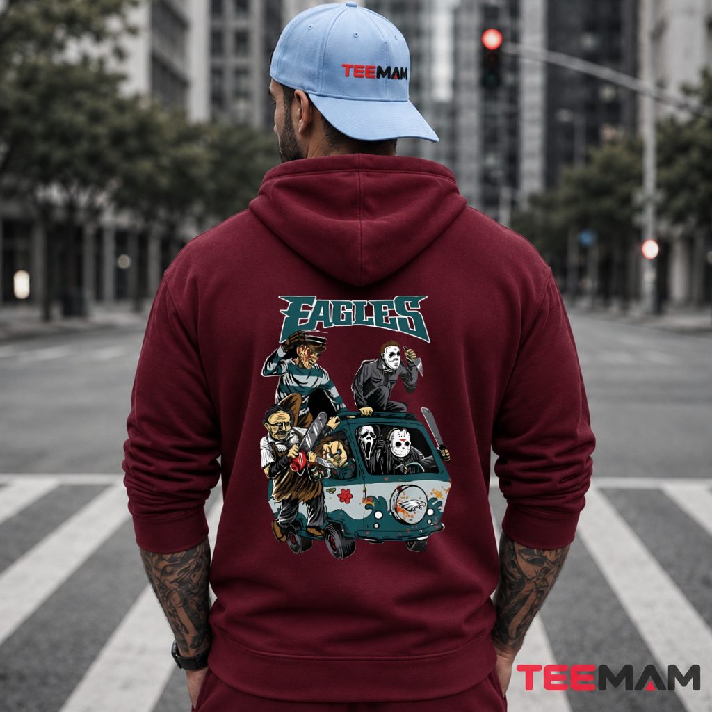 Philadelphia Eagles Horror Characters Killer Van Hoodie Philadelphia Eagles Horror Characters Killer Van Hoodie
