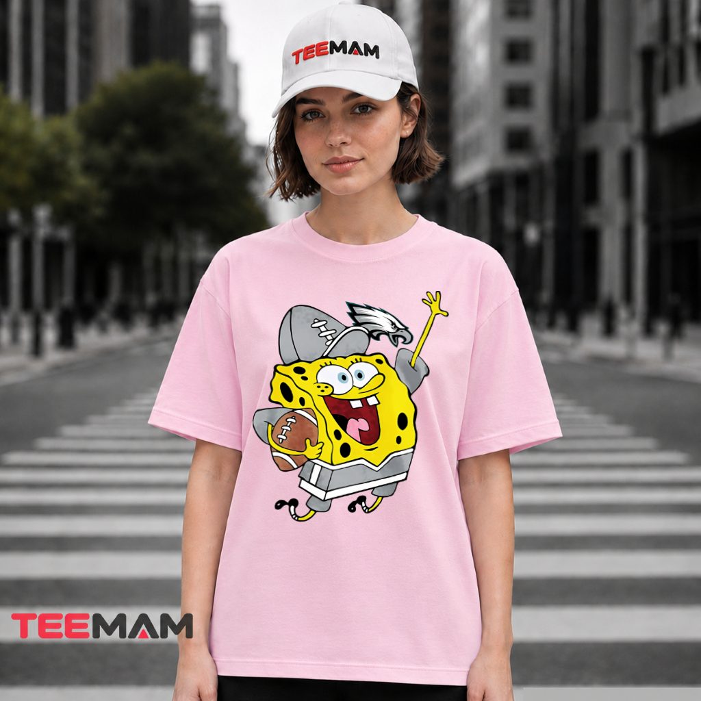 Philadelphia Eagles Spongebob Football Fan T-Shirt