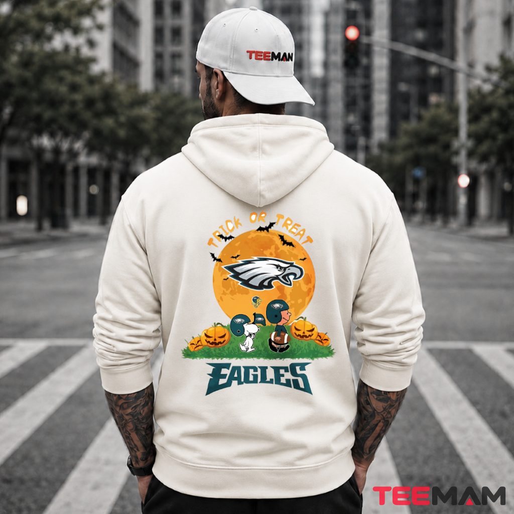 Philadelphia Eagles Trick Or Treat Snoopy Hoodie Philadelphia Eagles Trick Or Treat Snoopy Hoodie