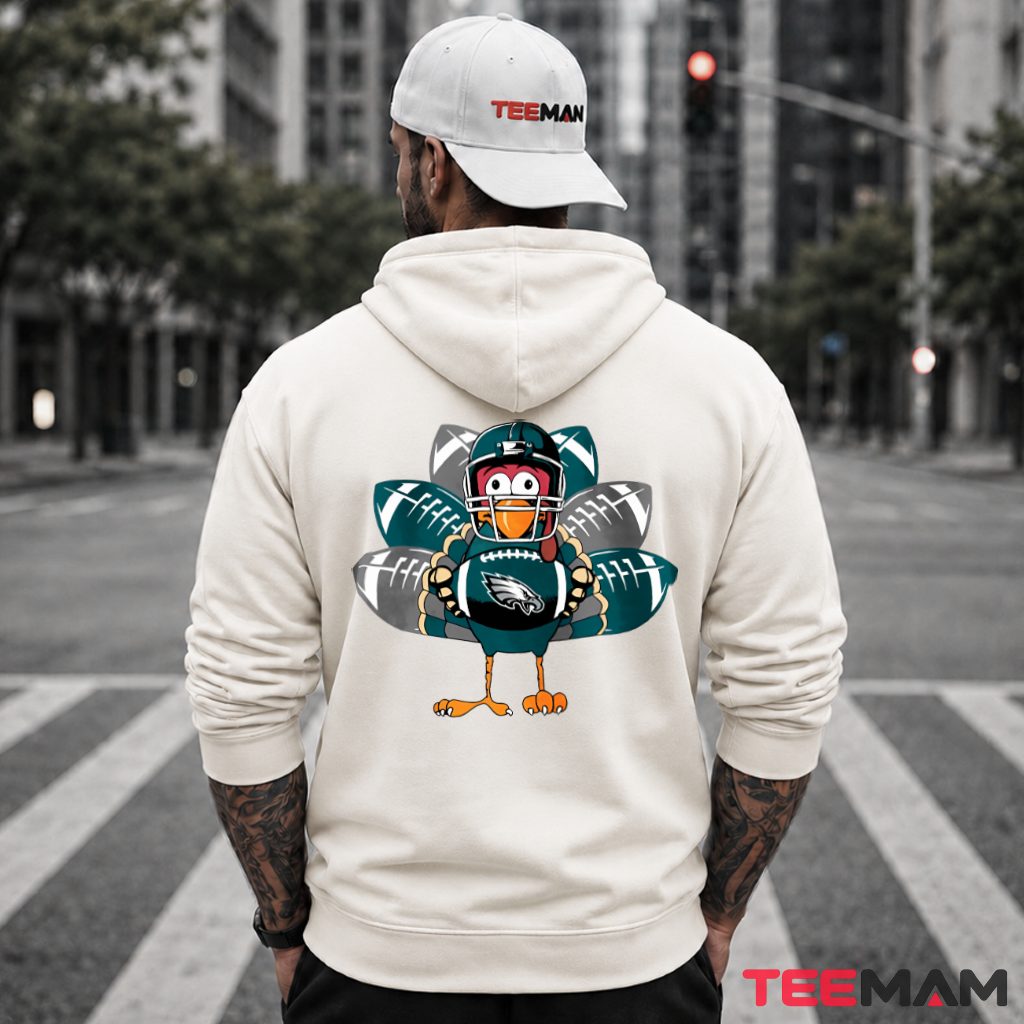 Philadelphia Eagles Turkey Helmet Football Hoodie Philadelphia Eagles Turkey Helmet Football Hoodie