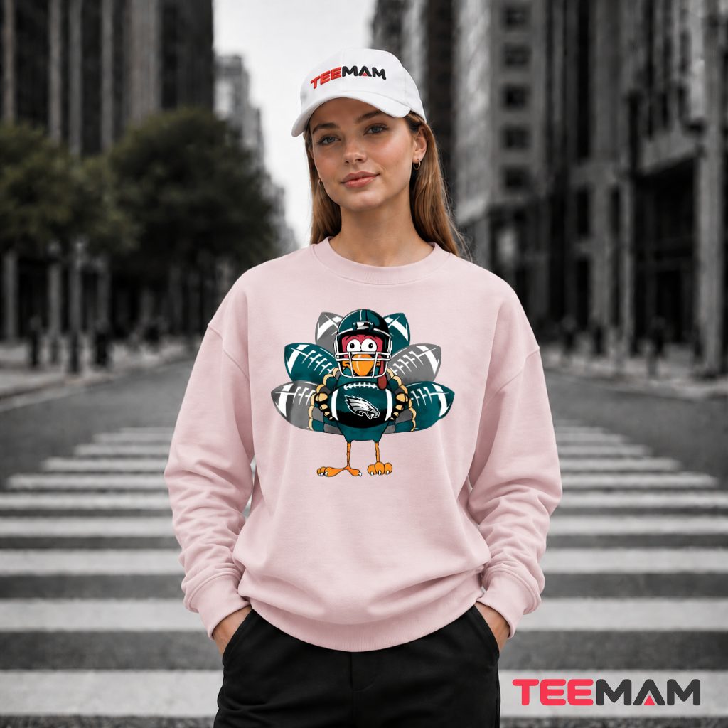 Philadelphia Eagles Turkey Helmet Football Long Sleeve Philadelphia Eagles Turkey Helmet Football Long Sleeve